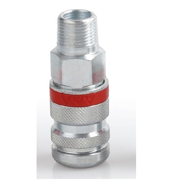 Friskluftkobling 1/4" udvendigt gevind
