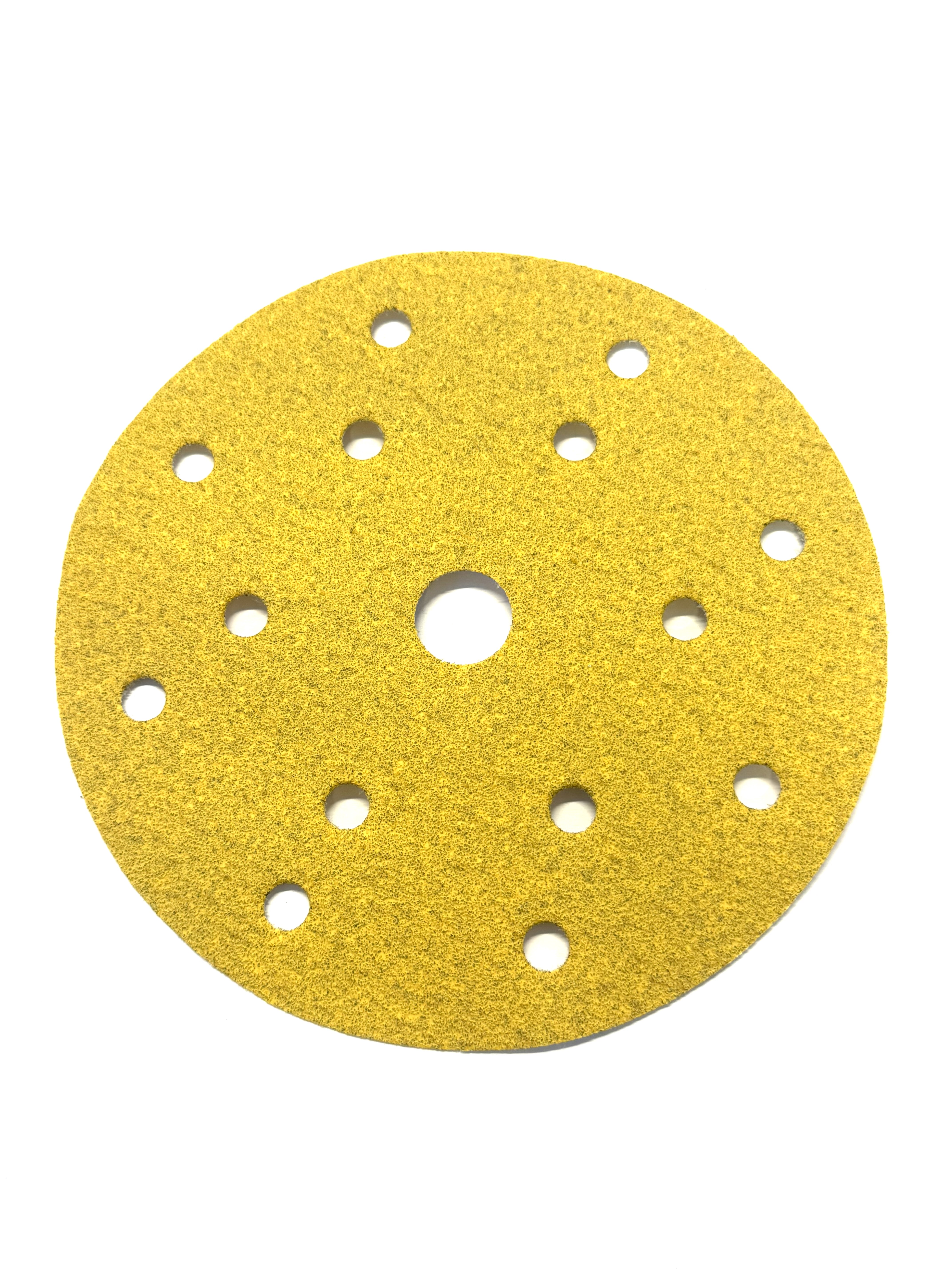 Slibepapir Rondel 15 hul P80 velcro gold