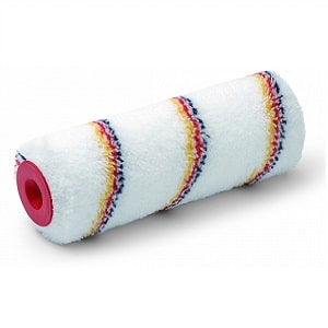 Valse 25 cm gul/rød/blå striber