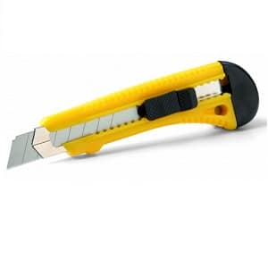Cutterkniv 18 mm gul
