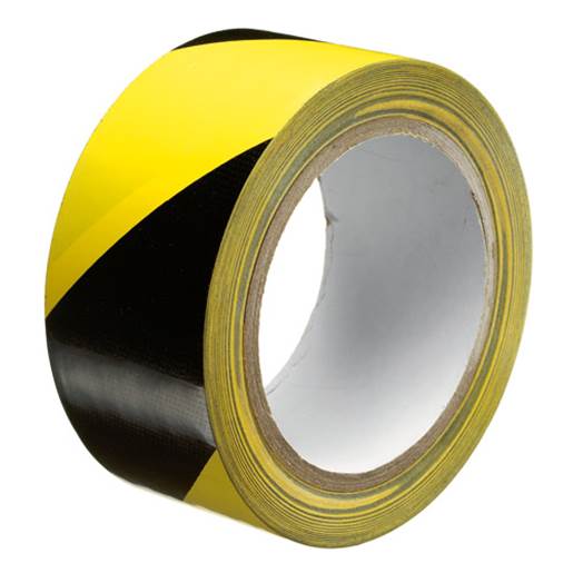 Advarselstape 50 mm x 33 mtr.
