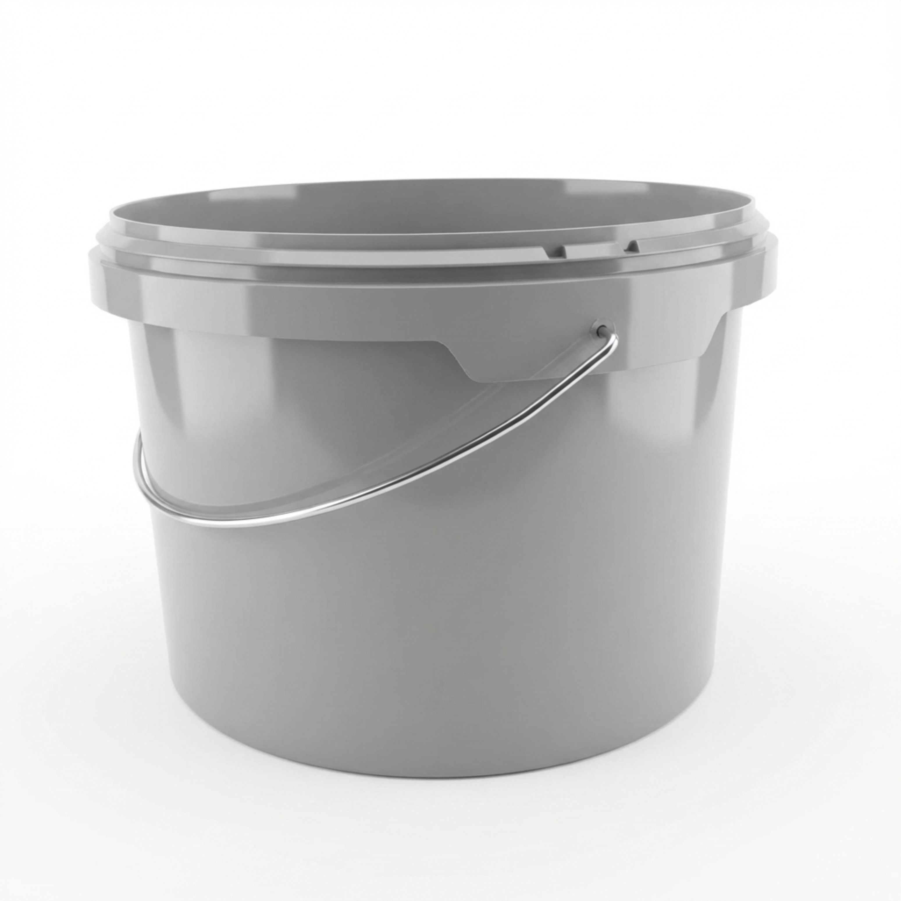 Plastspand 20 ltr. grå